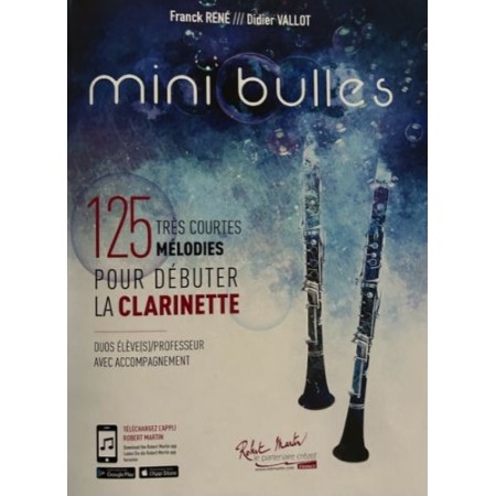 Mini bulles partition clarinette