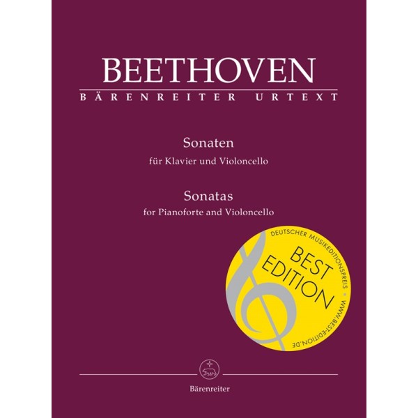 Beethoven sonates violoncelle partition