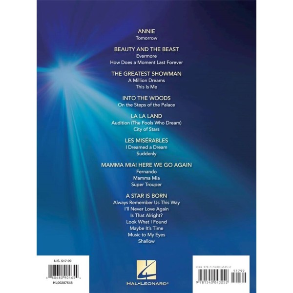 Songs from movie musicals partition