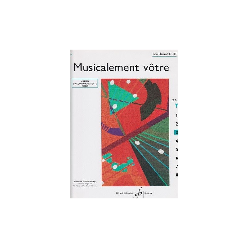 Musicalement Vôtre volume 3 - Acompagnements Musicalement Vôtre volume 3 - Acompagnements