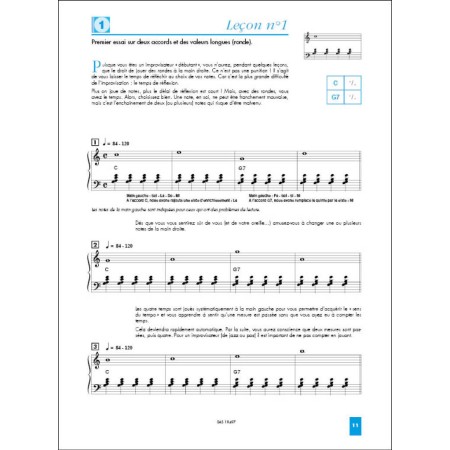 méthode d'improvisation Solal partition