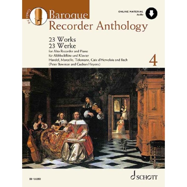 Partition baroque recorder anthology
