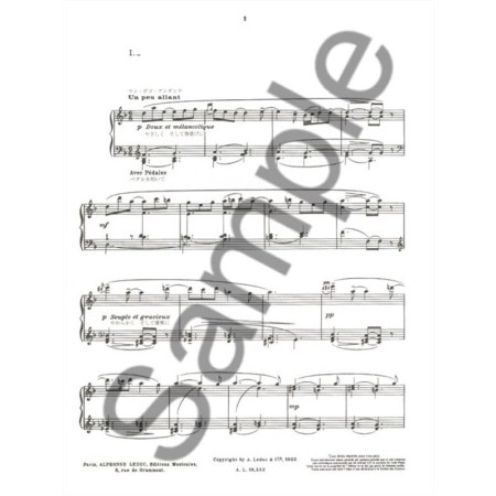 jacques ibert histoires partition piano