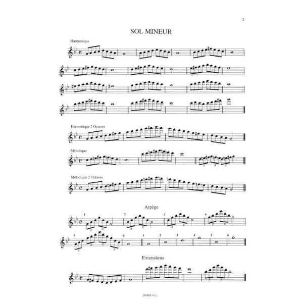 Simon Hunt gammes et arpèges partition flûte