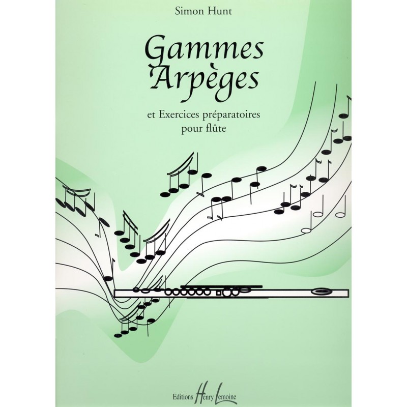 Simon Hunt gammes et arpèges partition flûte