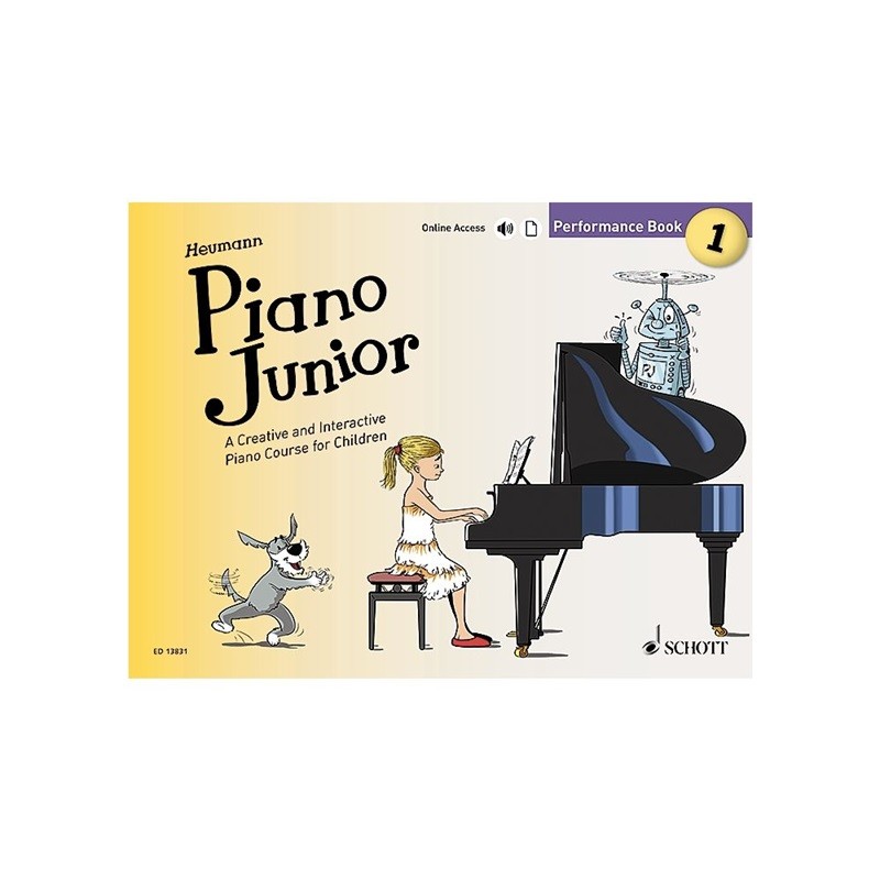 Heumann piano junior 1 performance book partition