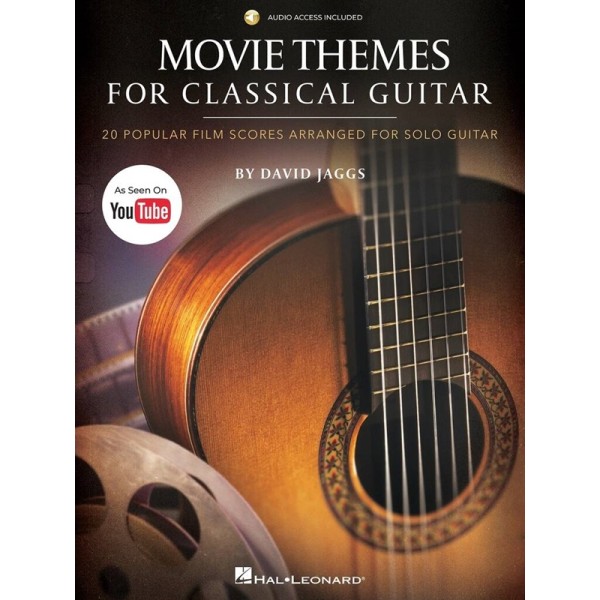 Movie themes for classical guitar partition