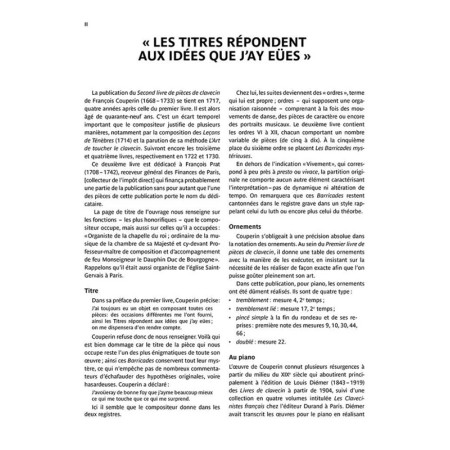 Couperin les barricades mystérieuses partition