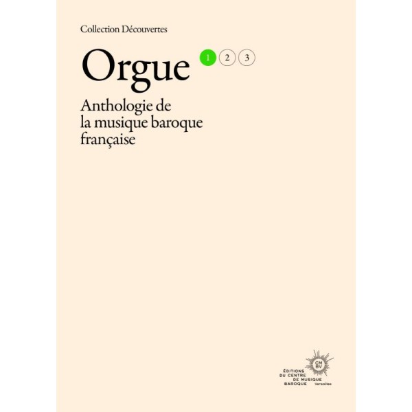 Orgue anthologie de la musique baroque française partition