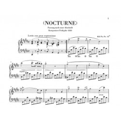 NOCTURNE N°20 EN DO DIESE mineur OP. Posthume