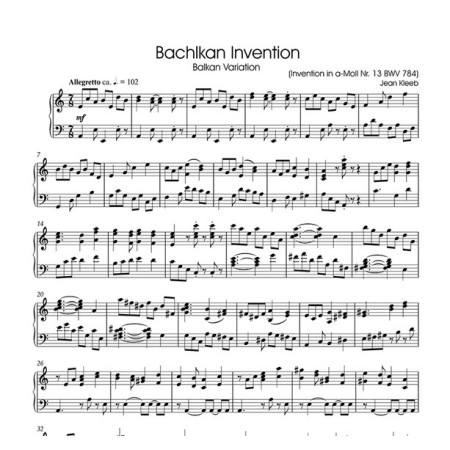 Bach goes jazz partition