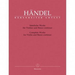 Haendel sonates violon partition