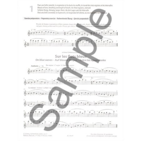 25 etudes specifiques partitions flûte