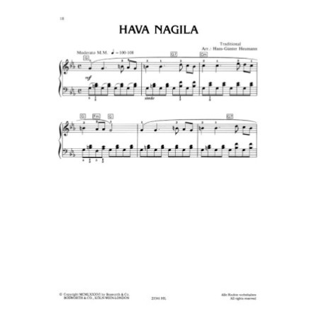children's pop piano partition