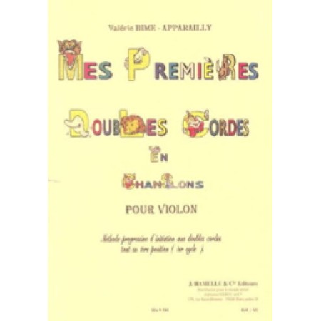 mes premières doubles cordes partition violon