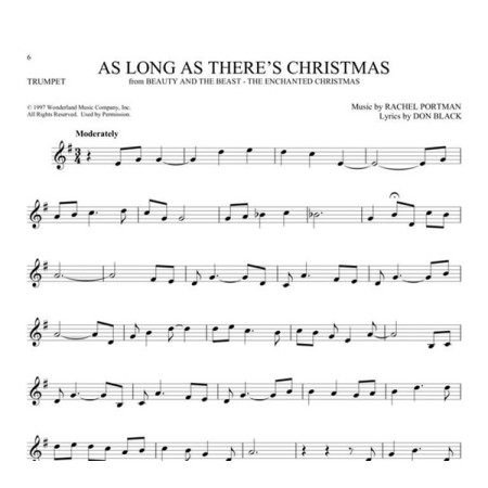 partition trompette 101 christmas songs