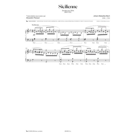 alexandre tharaud partition bach