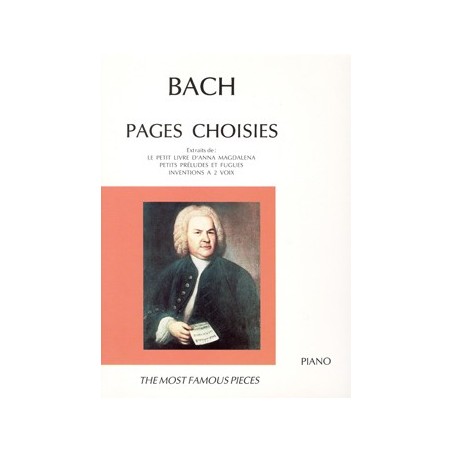 Partition PAGES CHOISIES de BACH
