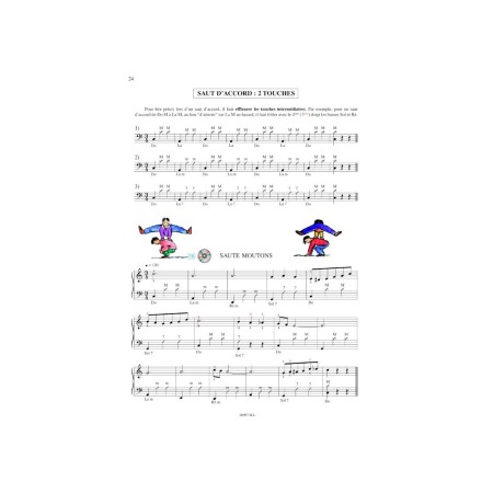 maugain méthode d'accordéon partition