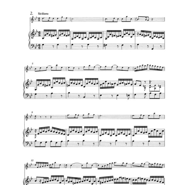 bach sonates pour flute barenreiter