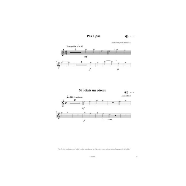 Le tout petit fluté volume 1 partition