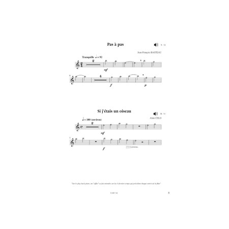 Le tout petit fluté volume 1 partition