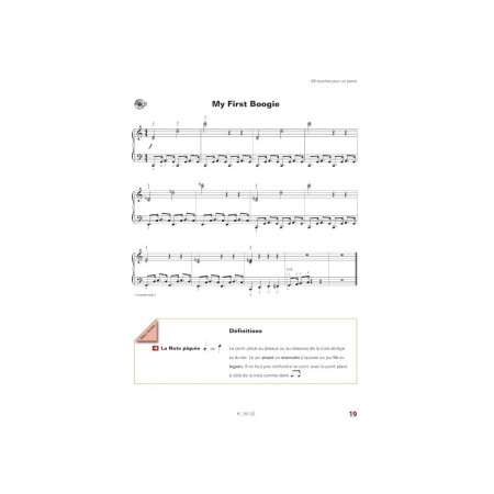 88 touches pour un piano partition