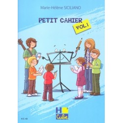 siciliano petit cahier vol 1 partition