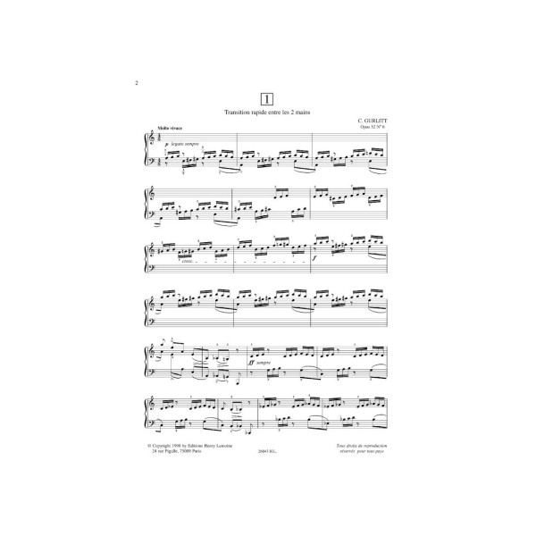 les etudes fortissimo partition piano