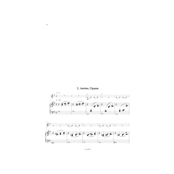 les animaux malades du violon partition
