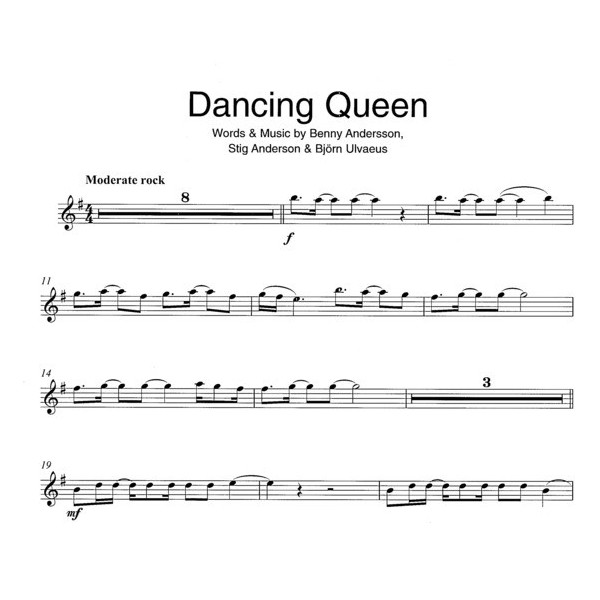 abba partition saxophone
