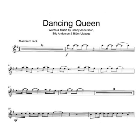 abba partition saxophone