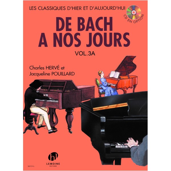 de bach a nos jours volume 3A partition