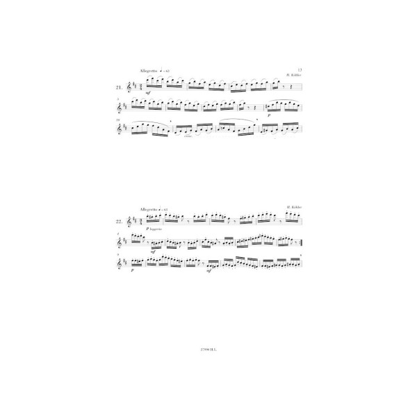 gariboldi 30 etudes progressives partition flute
