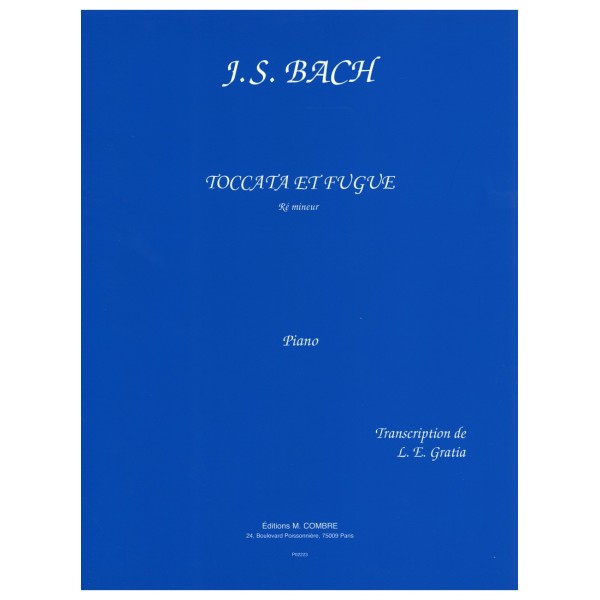 toccata et fugue en re mineur partition
