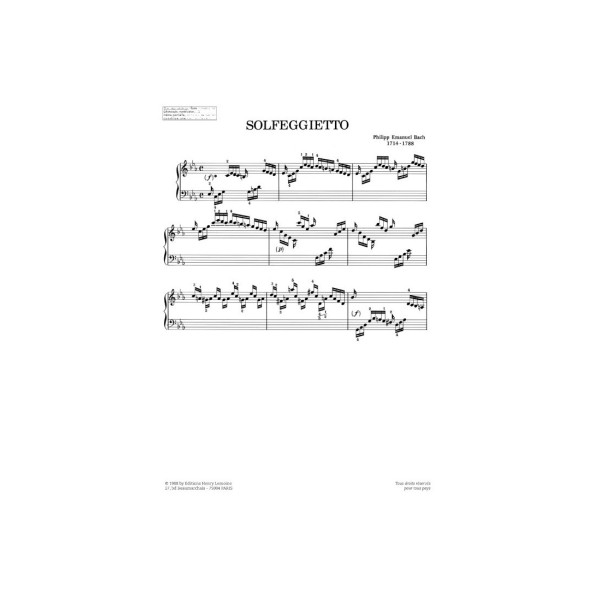 solfeggietto partition piano