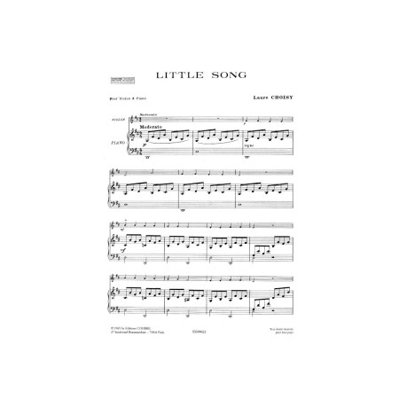 laure choisy little song partition