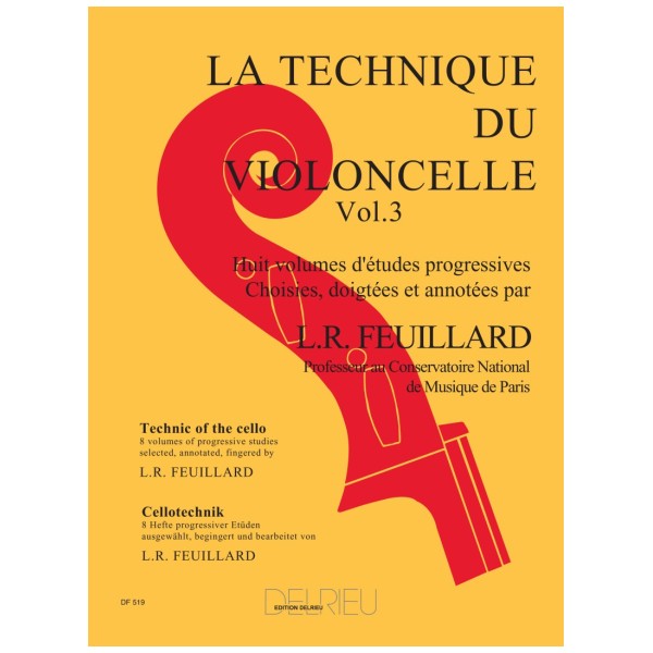 la technique du violoncelle volume 3 partition