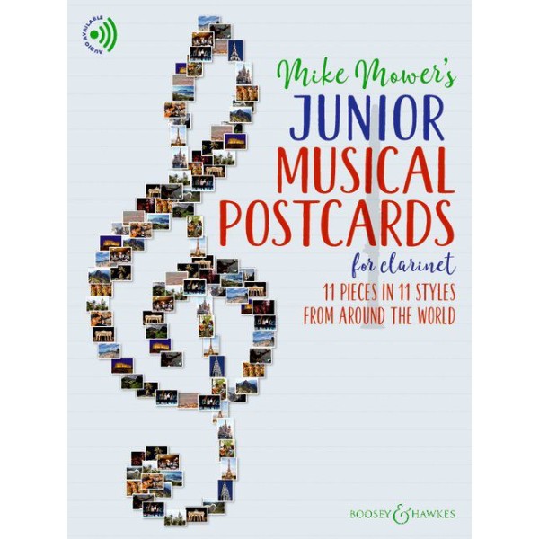 junior musical postcards for clarinette partition