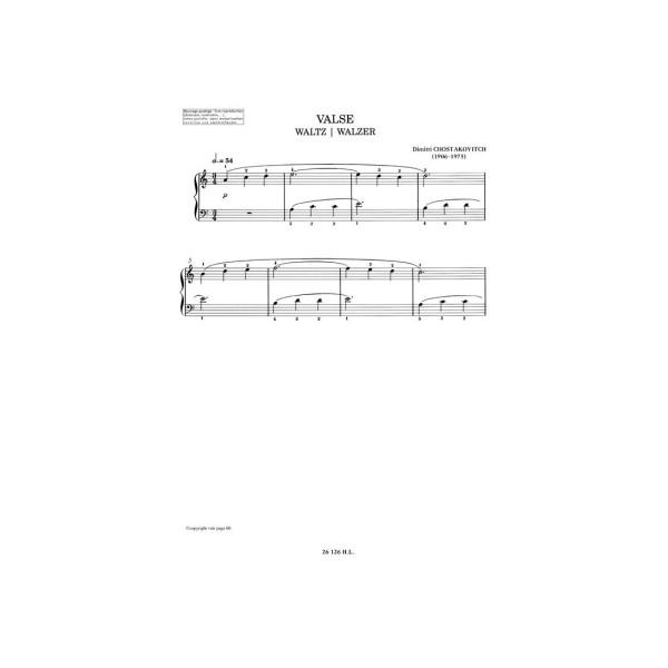 de bach a nos jours 1A partition
