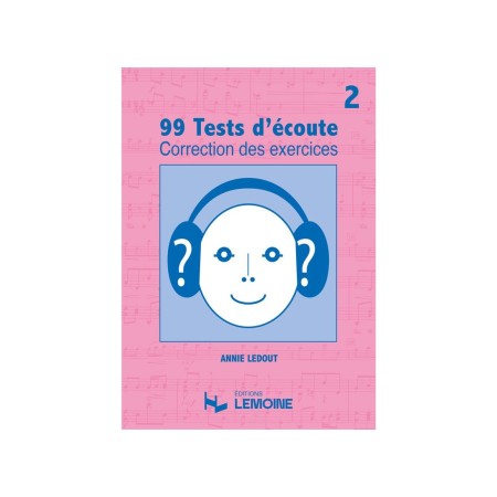 99 tests d'écoute volume 2 partition