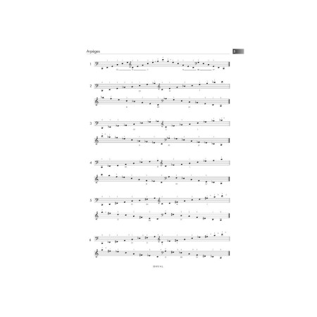 les gammes au violoncelle partition