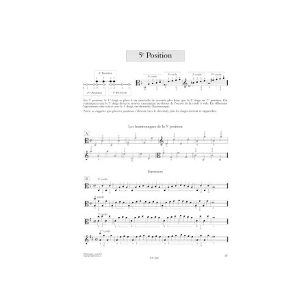 borsarello ecole des positions partition alto