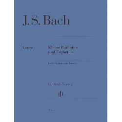 Partition piano Bach Petits préludes et fugues HN106 Le kiosque à musique