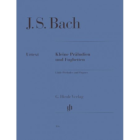 Partition piano Bach Petits préludes et fugues HN106 Le kiosque à musique