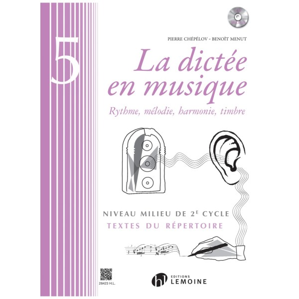 la dictee en musique volume 5 partition