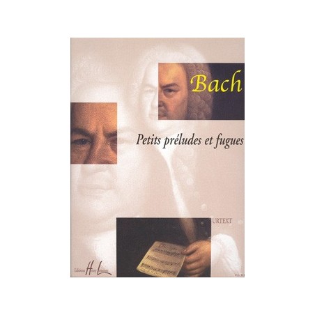 PARTITION PIANO BACH PETITS PRELUDES ET FUGUES - KIOSQUE MUSIQUE AVIGNON