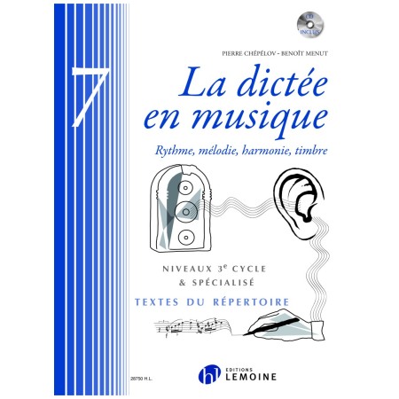la dictee en musique volume 7 partition