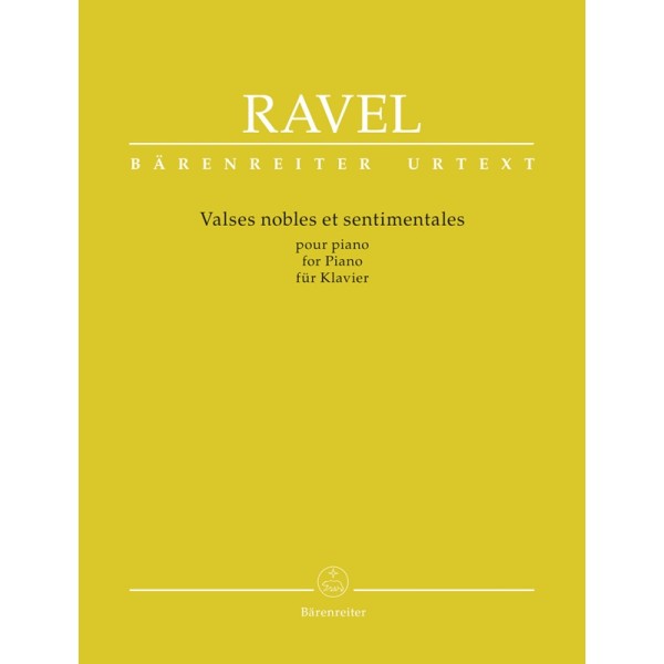 valses nobles et sentimentales partition piano