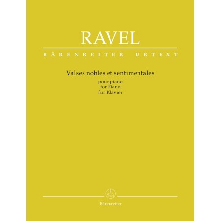 valses nobles et sentimentales partition piano